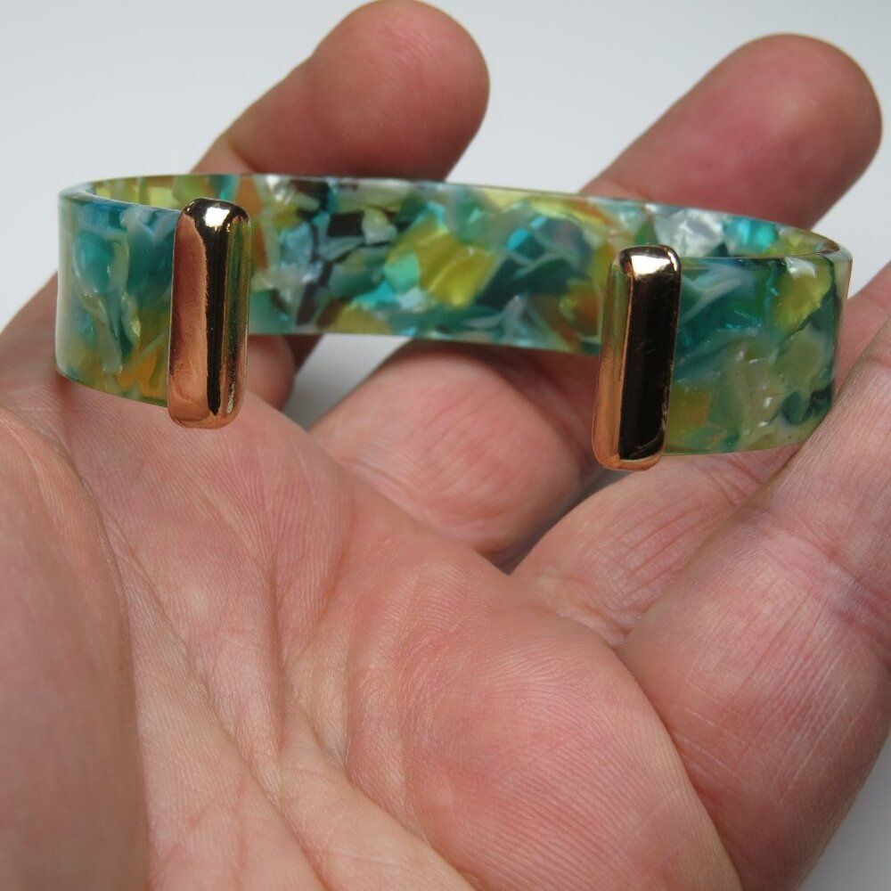 14k Overlay Fashion Bangle Bracelet